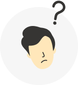 悩んでいる人のイラスト